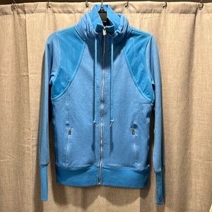 Lorna Jane NWT Blue Hoodie Zip Sweatshirt